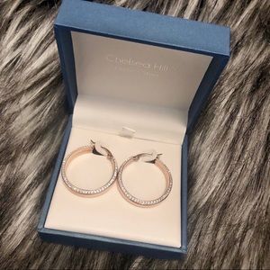 Rose Gold Hoop Earrings
